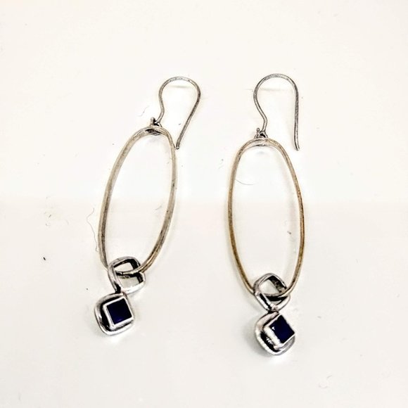 NWOT Sterling Silver and Amethyst statement earrings